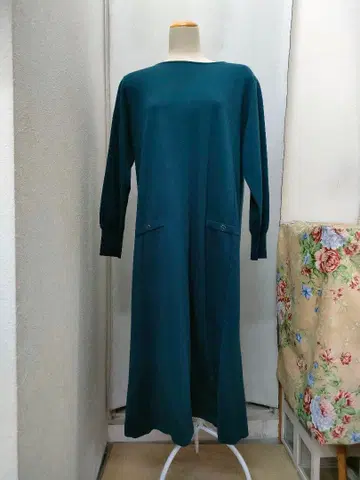 리플렉트 네이비 그린 원피스