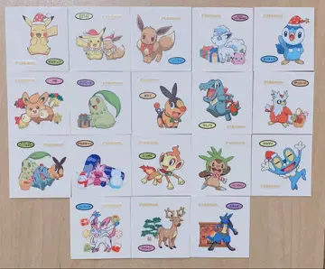 포켓몬빵 씰 데코 캐릭터 씰 데코 캐릭터 씰 214