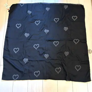 Deux-Places PARIS 스톨 블랙 하트 듀플러스