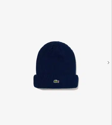 LACOSTE 네이비 니트 모자 프리 사이즈