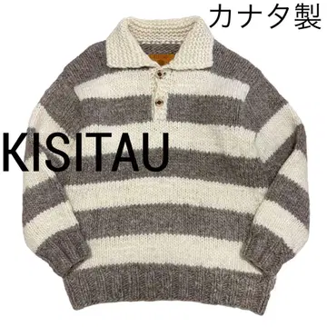 캐나다제 KISITAU 라거 셔츠 카우친 스웨터 니트 풀오버