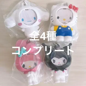 [ 미개봉 ] [ 컴프 ] 산리오 캐릭터즈 사진 프레임 마스코트 4종