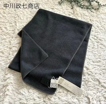 미사용 나카가와 마사시치 상점 니트 플리스 머플러