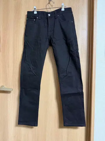 NUDIE JEANS Grim tim W31 블랙 데님 누디진