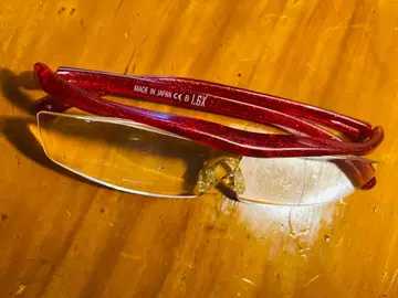 하즈키 루페 1.6배 일본제 빨간색 프레임 돋보기