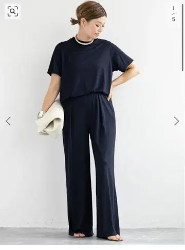 두즈엠 클래스 팬츠 이지 와이드 울 36 네이비