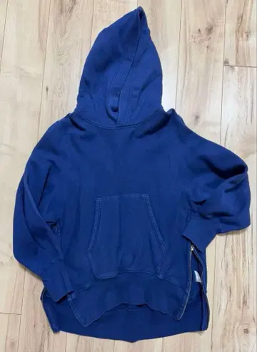 Americana 네이비 후드티 지퍼 달린