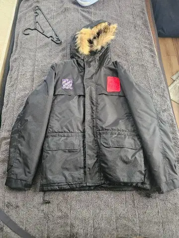 Phenomenon x nine rulers 후드 부착 패딩 자켓