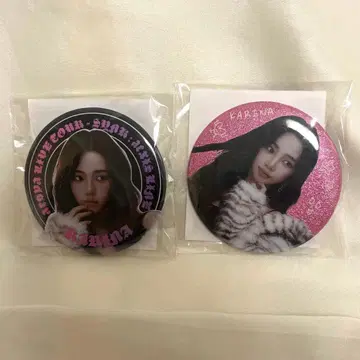 aespa 카리나 캔뱃지 랜덤 토이