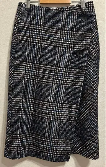 에포카 빅 글렌체크 랩스커트