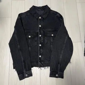 ZARA 데님 자켓 컷오프