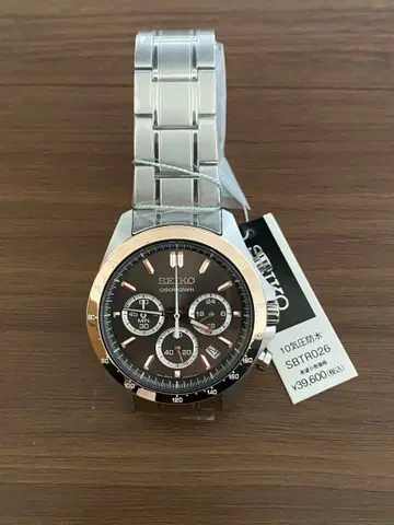 새상품 세이코 SEIKO 크로노그래프 SBTR026 남성용 손목시계