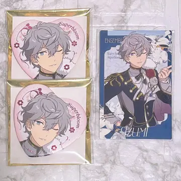 앙스타 세나 이즈미 스타포니 캔뱃지 카드 3점