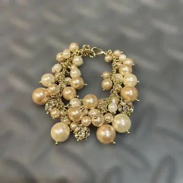 진주 팔찌 비쥬