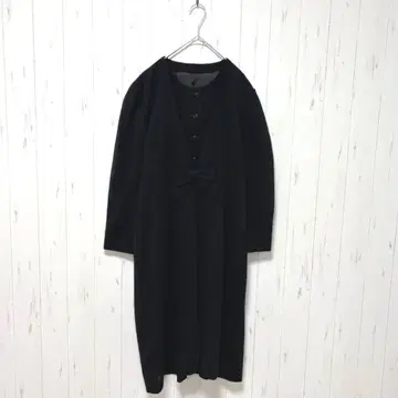 Y282 포멀 원피스 블랙 리본