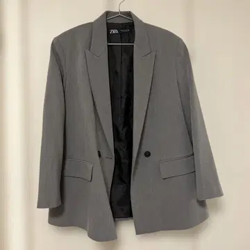 ZARA 그레이 테일러드 자켓 M