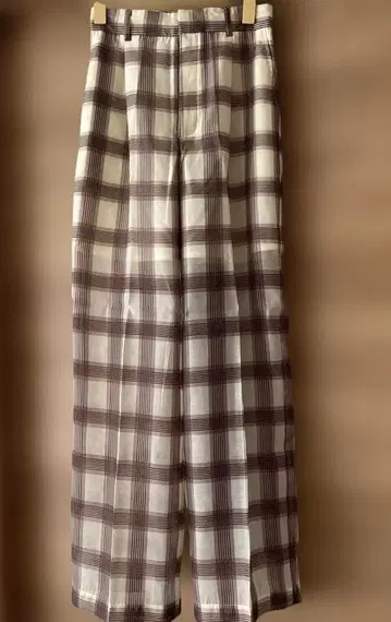 MOUSSY 마우지 팬츠 시스루 체크