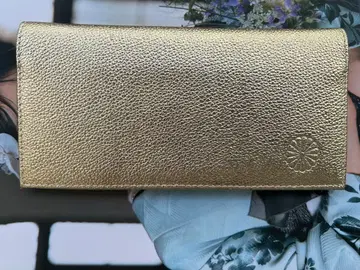 황궁 한정품 골드 가죽 장지갑