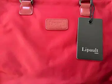 미사용 새상품 Lipault 빨간색 토트백