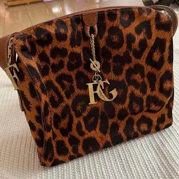 중고 장 프랑코 페레 레오파드 무늬 숄더백 Gia Franco Ferre