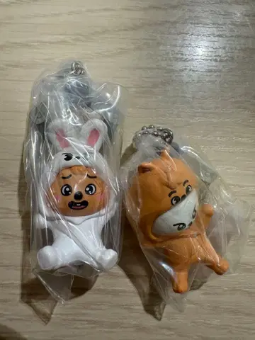 [ 2개 세트 ] 스키즈 가챠 리 비트 한쿼카 키링 2