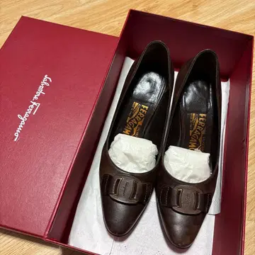 Ferragamo 브라운 하이힐/펌프스 22.5cm