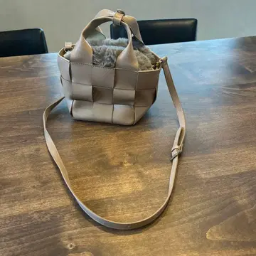 PECHINCHAR 뜨개질 디자인 숄더백 퍼 포함