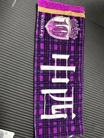 노기자카46 나카니시 아루노 타월 10th 버스라 머플러 타월 배너 타월