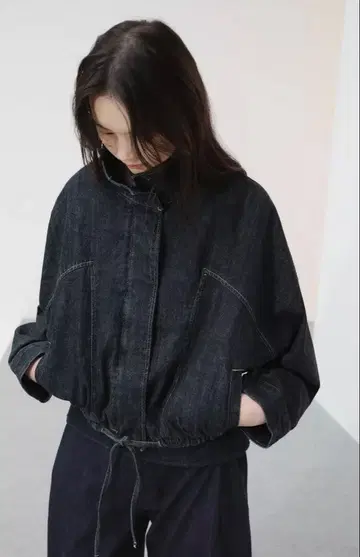ZARA 배트윙 슬리브 데님 자켓