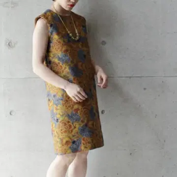 nitca 니토카 / 플라워 자카드 원피스