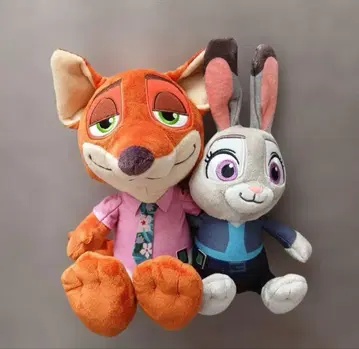 주토피아 2 페어 봉제 인형 주디 & 닉 디즈니 ZOOTOPIA2