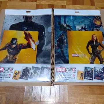 미개봉 MARVEL 클리어 파일 세트 묶음 판매 마블 10주년