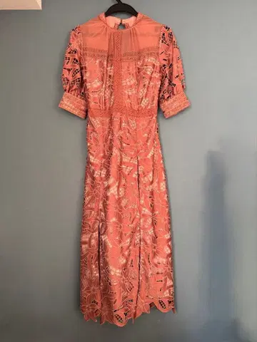 Lily brown 플라워 레이스 원피스 결혼식