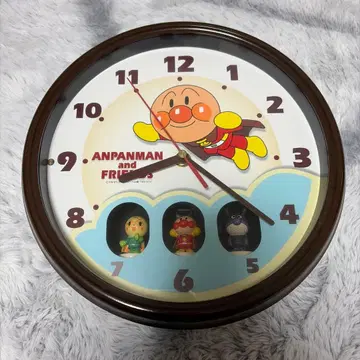 호빵맨 벽걸이 시계 레트로