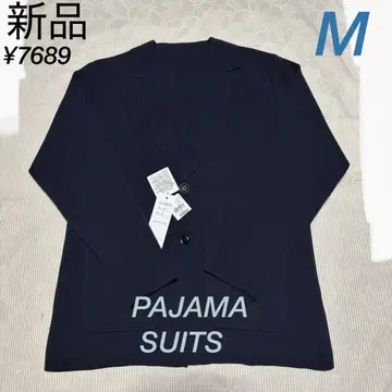 아오키 파자마 수트 밀라노 리브 자켓 네이비 M