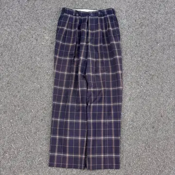 90s 빈티지 체크 무늬 슬랙스 y2k 그런지 archive