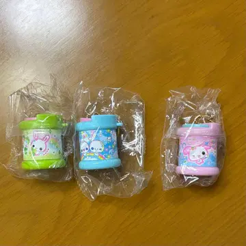 헤이세이 팬시 코인 케이스 3개 세트 (아와와쨩, 라비쨩, 해피 마치