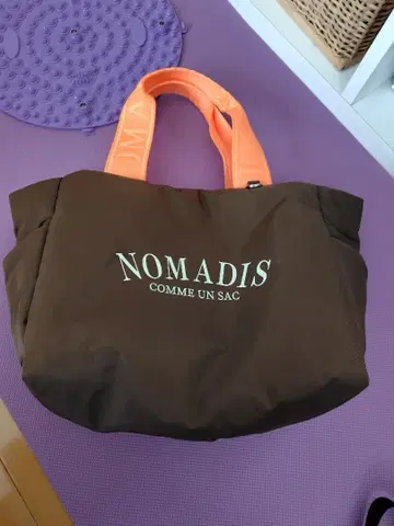 NOMADIS 토트백 브라운 오렌지