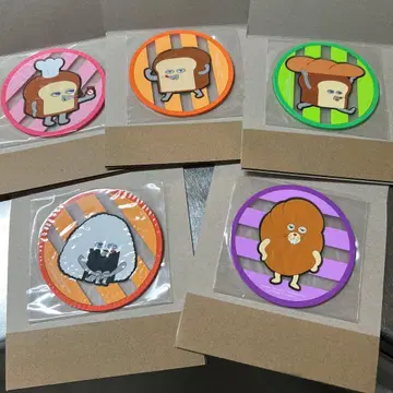 빵도둑 클리어 러버 코스터 전 5종 미개봉 컴프 세트