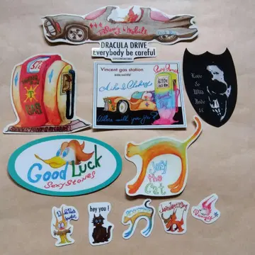 아사이 켄이치 스티커 세트 11장