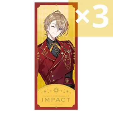 니지산지 후라 소토 IMPACT 특전 티켓 티켓풍 카드 3매