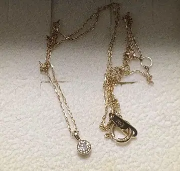 K10 싱글 볼 다이아 목걸이