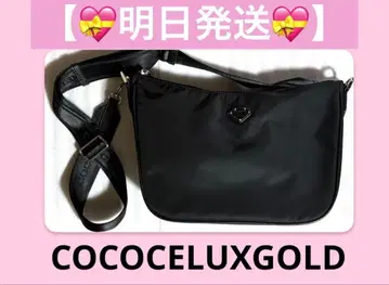 내일 발송 COCOCELUXGOLD 포코노 나일론 하프문 디자인 백