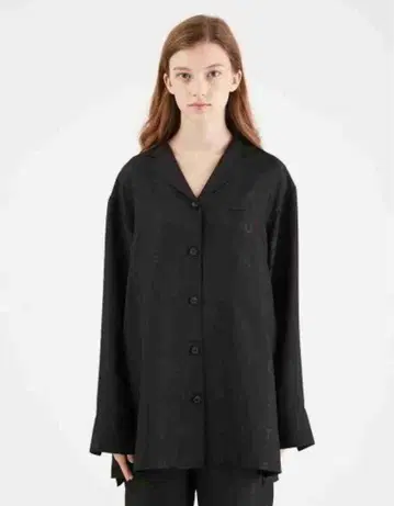 [ 젤라또피케 ] JOEL ROBUCHON 로고 새틴 셔츠 여성용