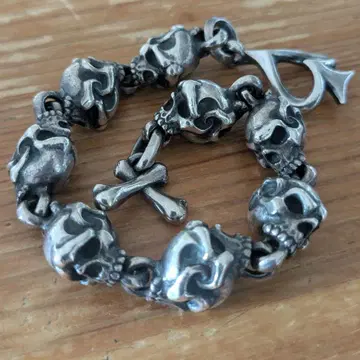 RAT RACE 투 페이스 스컬 브레이슬릿