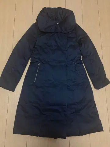 m 프리미어 숄카라 다운 코트 네이비 36 새상품급