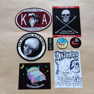 미사용 아사이 켄이치 스티커 8개 블랑키 제트 시티