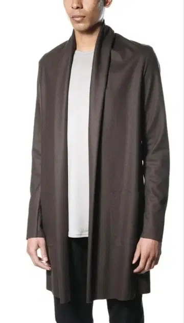 새상품급 어태치먼트 스톨 코트 숄카라 가디건 자켓