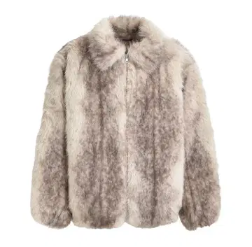 BREATH FAUX FUR JACKET 누비아 BADHOP