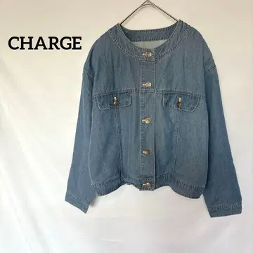CHARGE 레나운 데님 자켓 M 노카라
